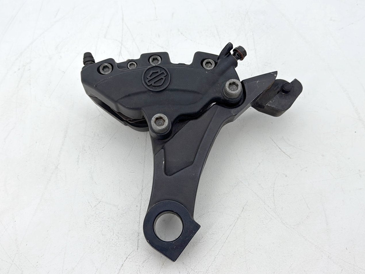 2011 Harley Electra Glide Ultra FLHTK OEM Rear Back Brake Caliper w/ Bracket
