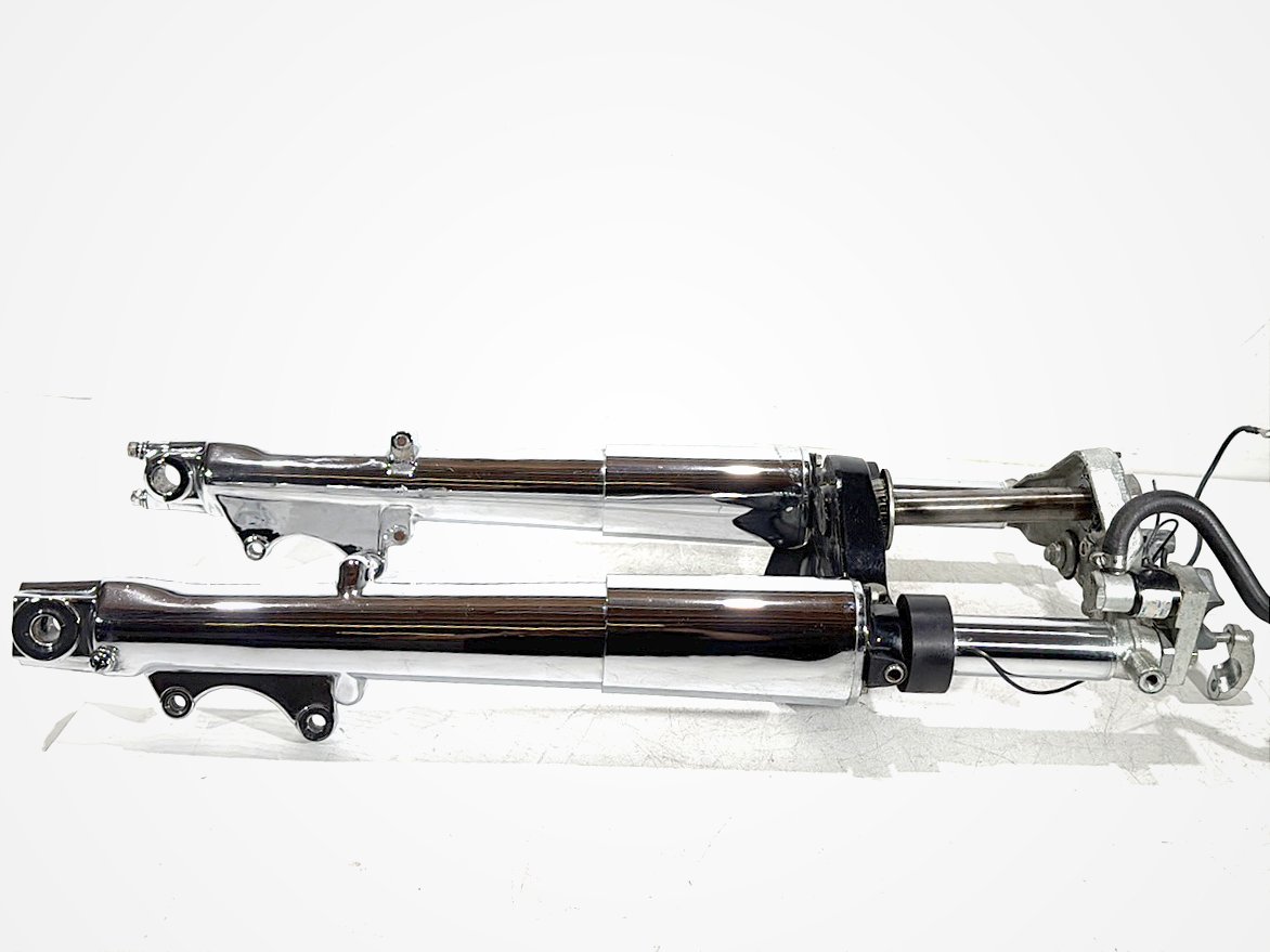1992 Harley Electra Touring Front Triple Tree Set & LH RH Fork Legs Sliders