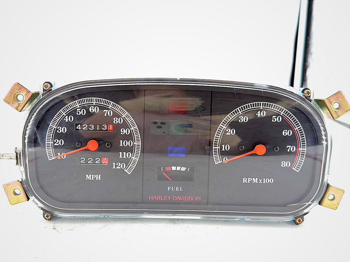 1992 Harley Electra Glide Touring Speedo Tacho Speedometer Tachometer Gauges 42K