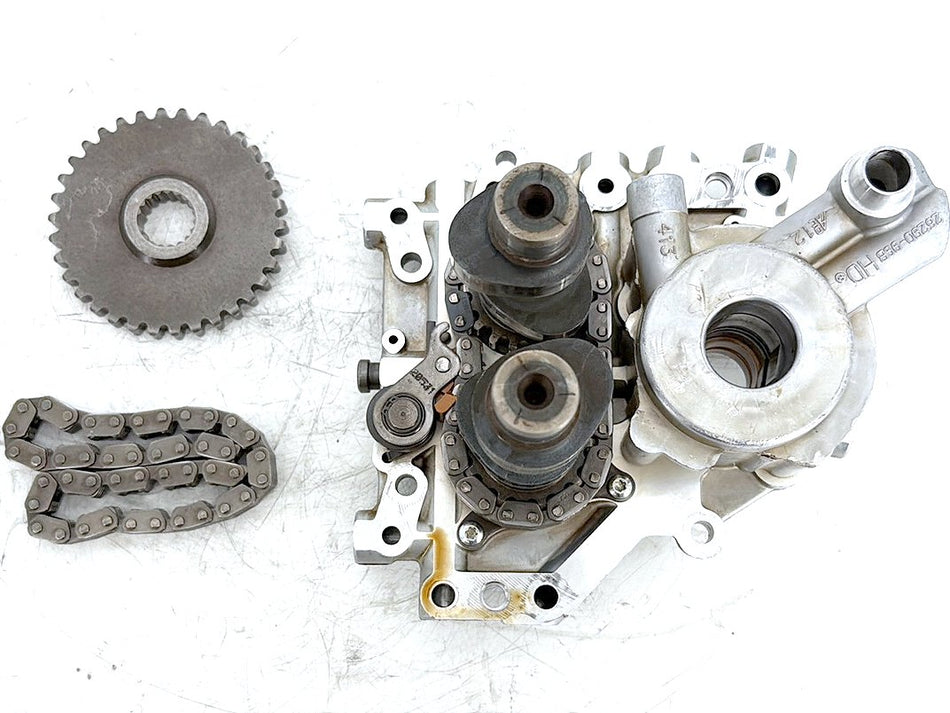 2008 Harley Touring Electra Glide Ultra Engine Cam Support Camshaft Plate Pump