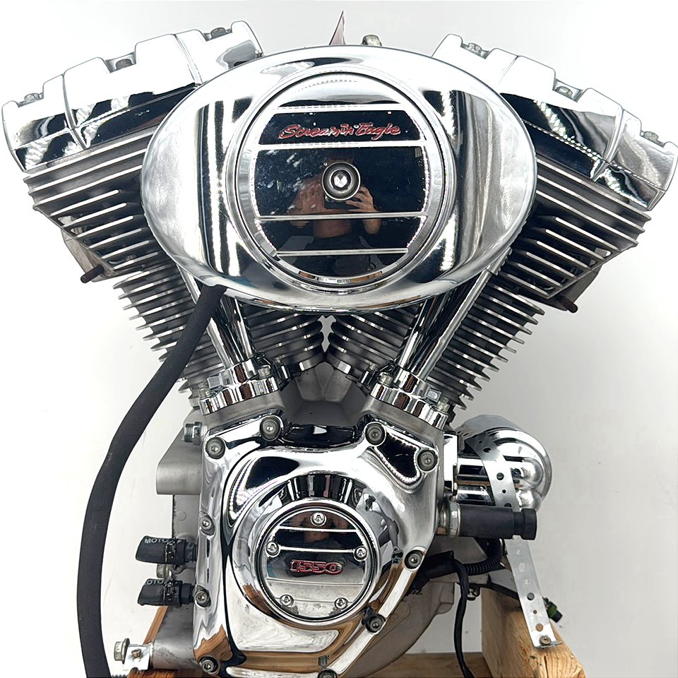 02 Harley Touring Screamin Eagle Road King Twin Cam 95 1550 cc Engine Motor 58K