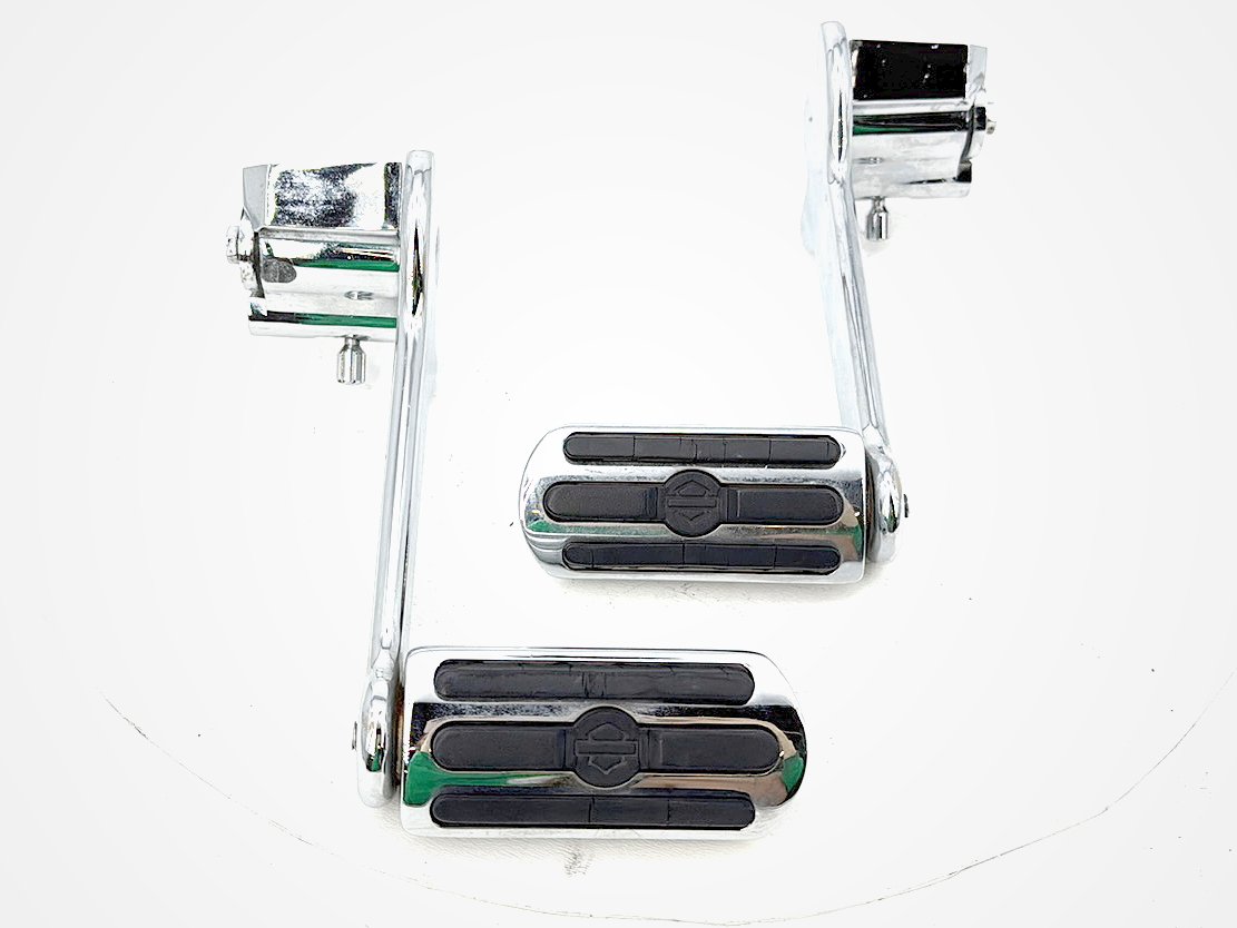 02 Harley Touring CVO Screamin Road King Passenger Left Right Foot Pegs Kuryakyn