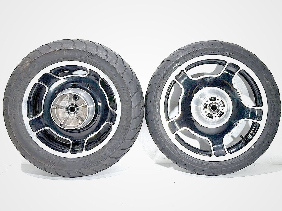 13 Harley Street Glide Touring OEM Front & Rear Wheel Rim Tire AIRSTRIKE 16" 18"
