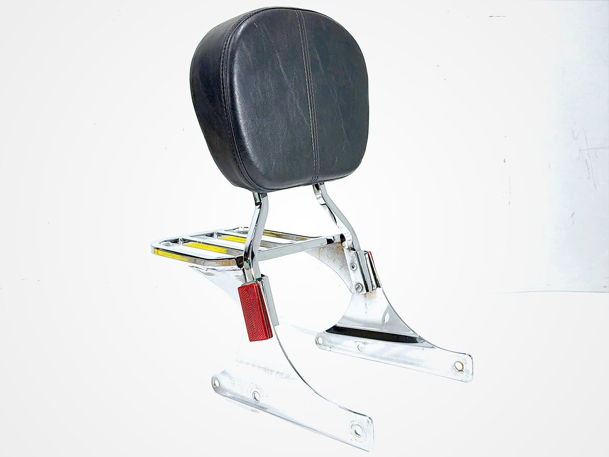 2011 Harley Heritage Softail Classic OEM Rear Sissy Bar w/ Backrest Cushion Pad