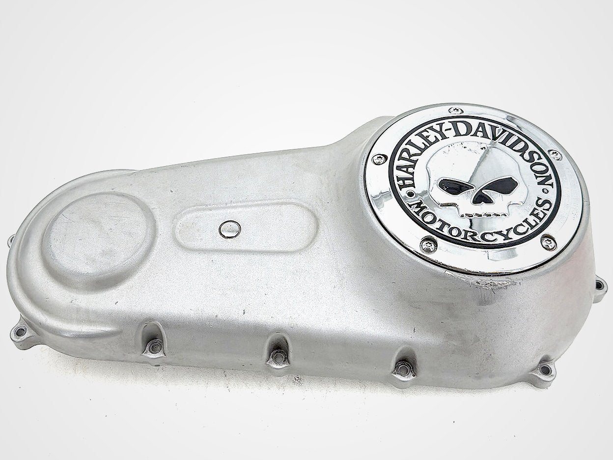 2009 Harley Dyna Street Bob FXDB OEM Outer Primary Clutch Cover Willie G Skull