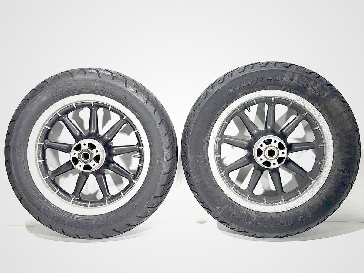 2008 Harley Electra Glide Touring Ultra FLHTCU OEM Front & Rear Wheel Rim Tire
