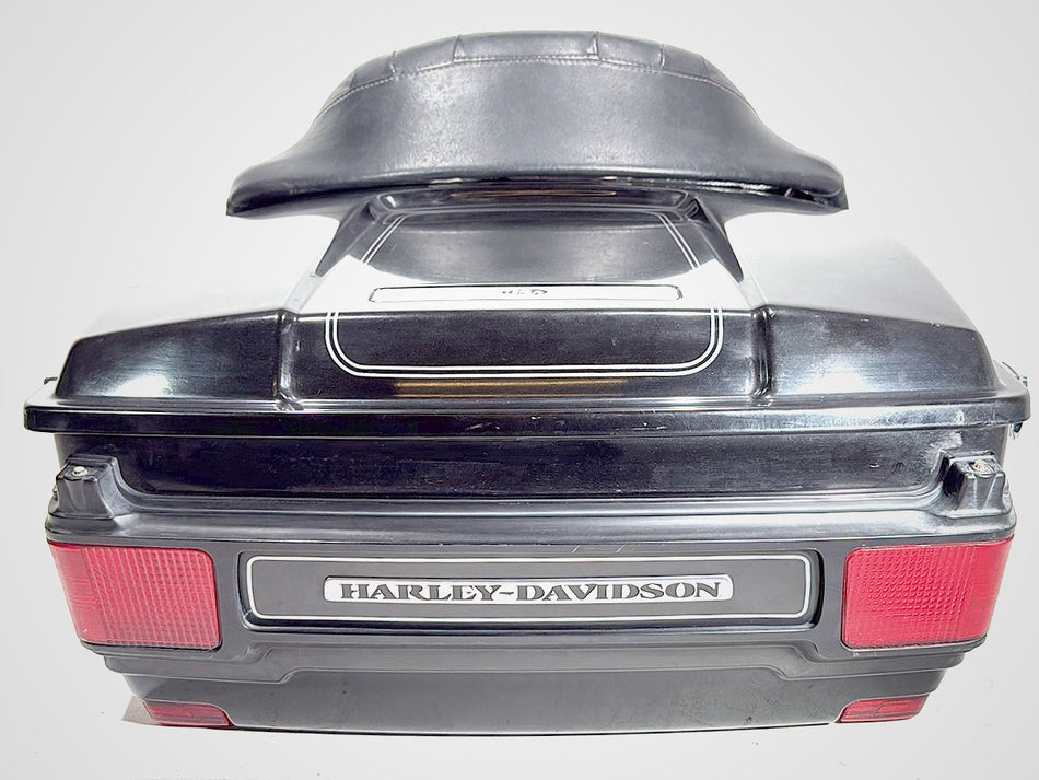 2008 Harley Electra Glide Touring Ultra OEM Pass Backrest Tour Pak Luggage NOKey
