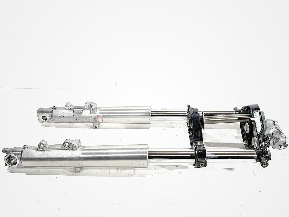 2011 Harley Street Glide Touring FLHX OEM Front Triple Tree Set & LH RH Fork Legs Sliders