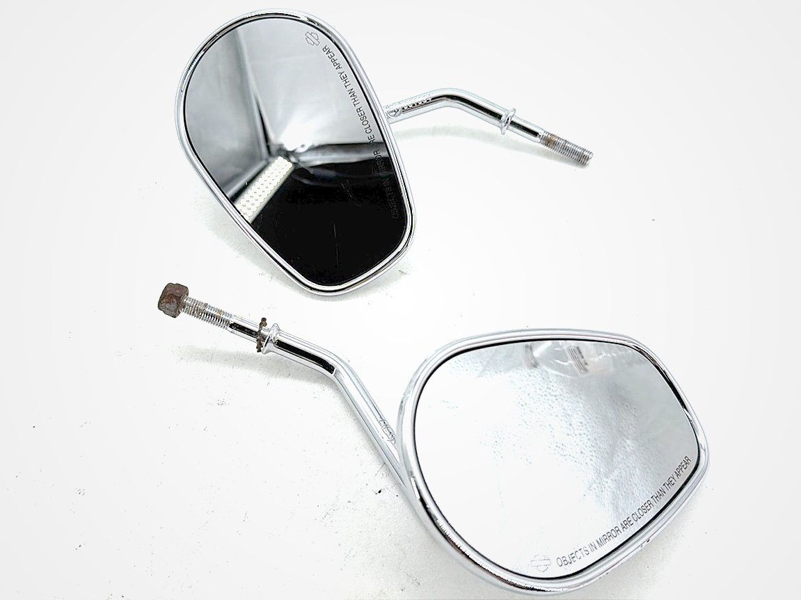2005 Harley Softail Springer FLSTSCI OEM Left Right Rear View Mirror