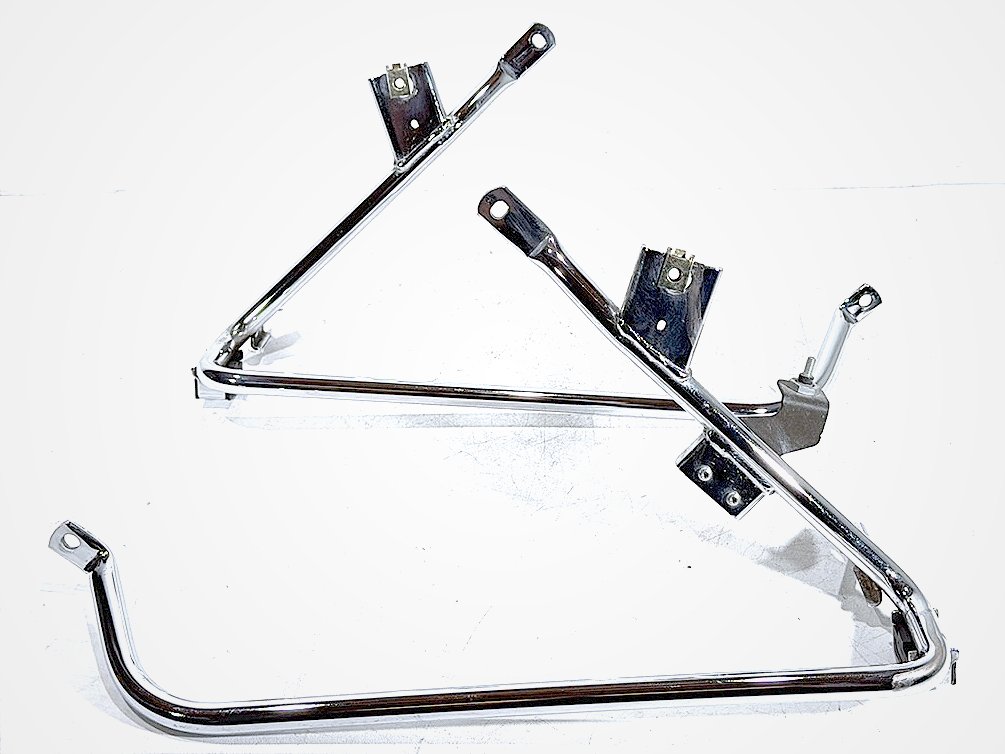 11 Harley Road Glide Touring FLTRX OEM Rear Left Right Saddlebag Guard Rails Bar