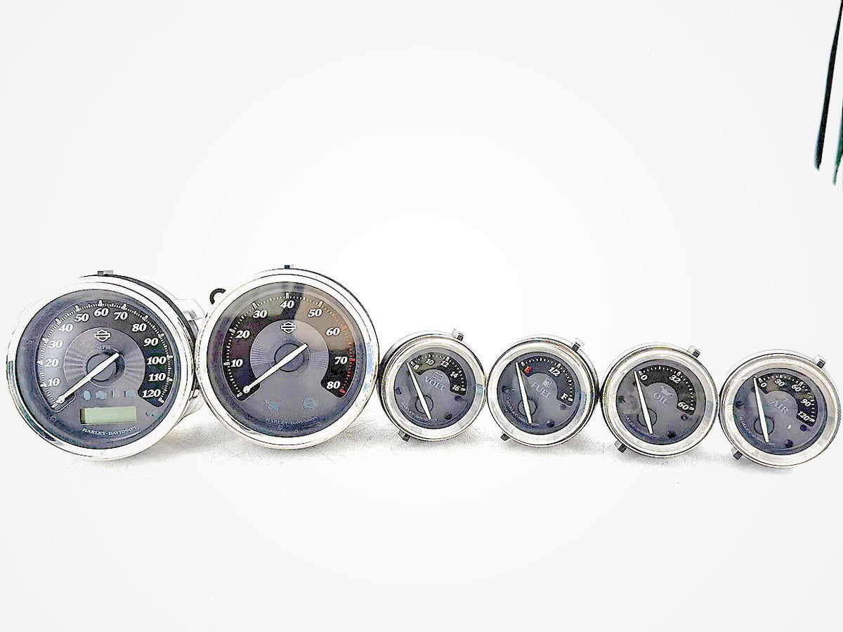 11 Harley Electra Glide Touring Ultra OEM Air Oil Volt Fuel Tacho Speedo Gauges