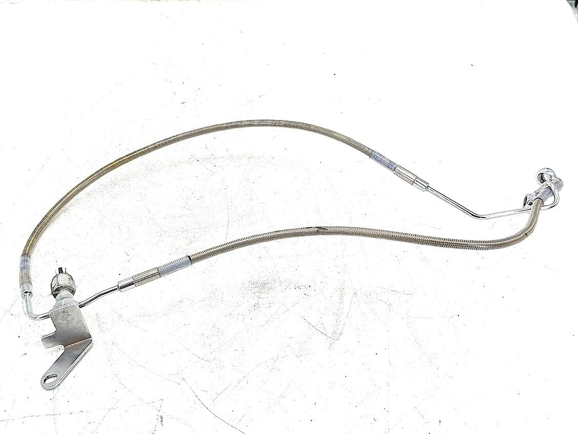 2005 Harley Softail Fat Boy FLSTF OEM Rear Brake Hose Line Pipe