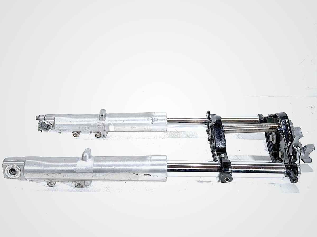 10 Harley Electra Glide Touring Front Triple Tree Set & LH RH Fork Legs Sliders