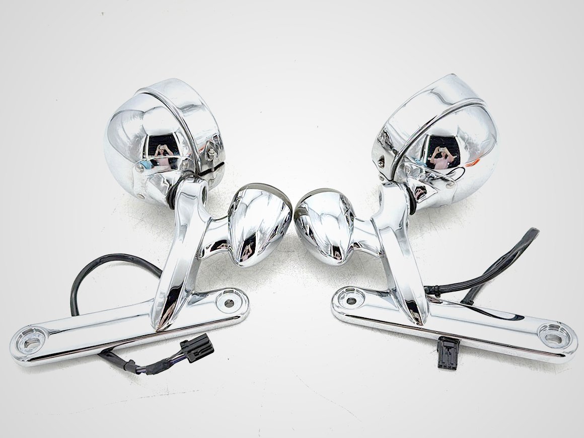 13 Harley Electra Glide Touring CVO OEM Front Left Right Turn Signal Indicators