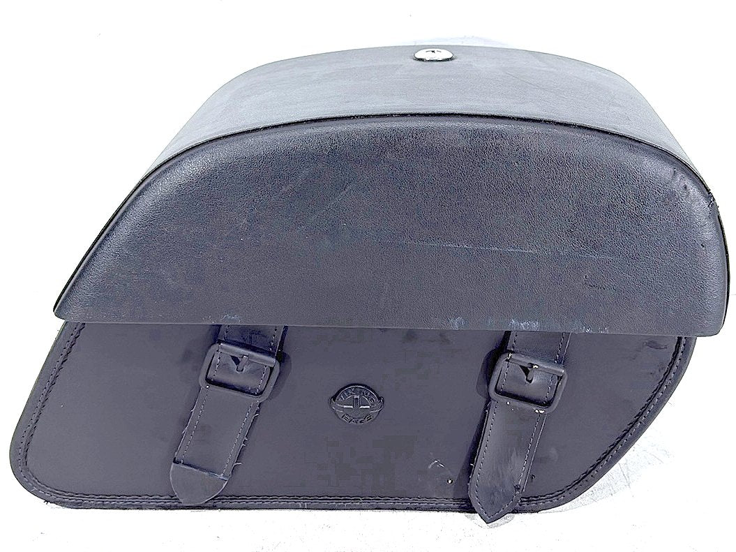 14 Harley Dyna Low Rider Rear Right 1 Saddlebag Viking Baelor Medium * NO Key *