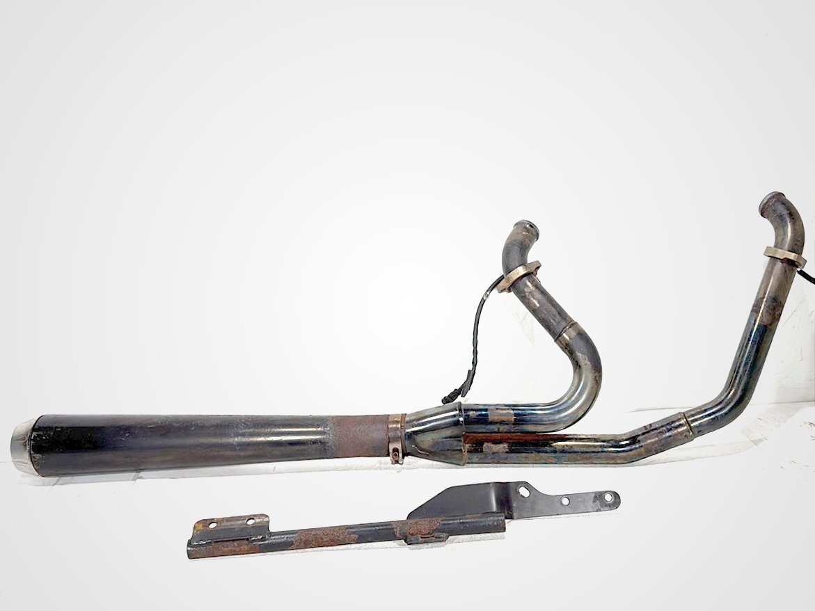 2007 Harley Dyna Street Bob FXDB Exhaust Header Pipe Muffler 2 into 1 BASSANI