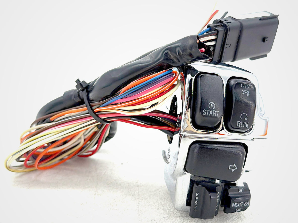 09 Harley Electra Touring CVO Right Engine Start Kill Switches Controls CUT Wire