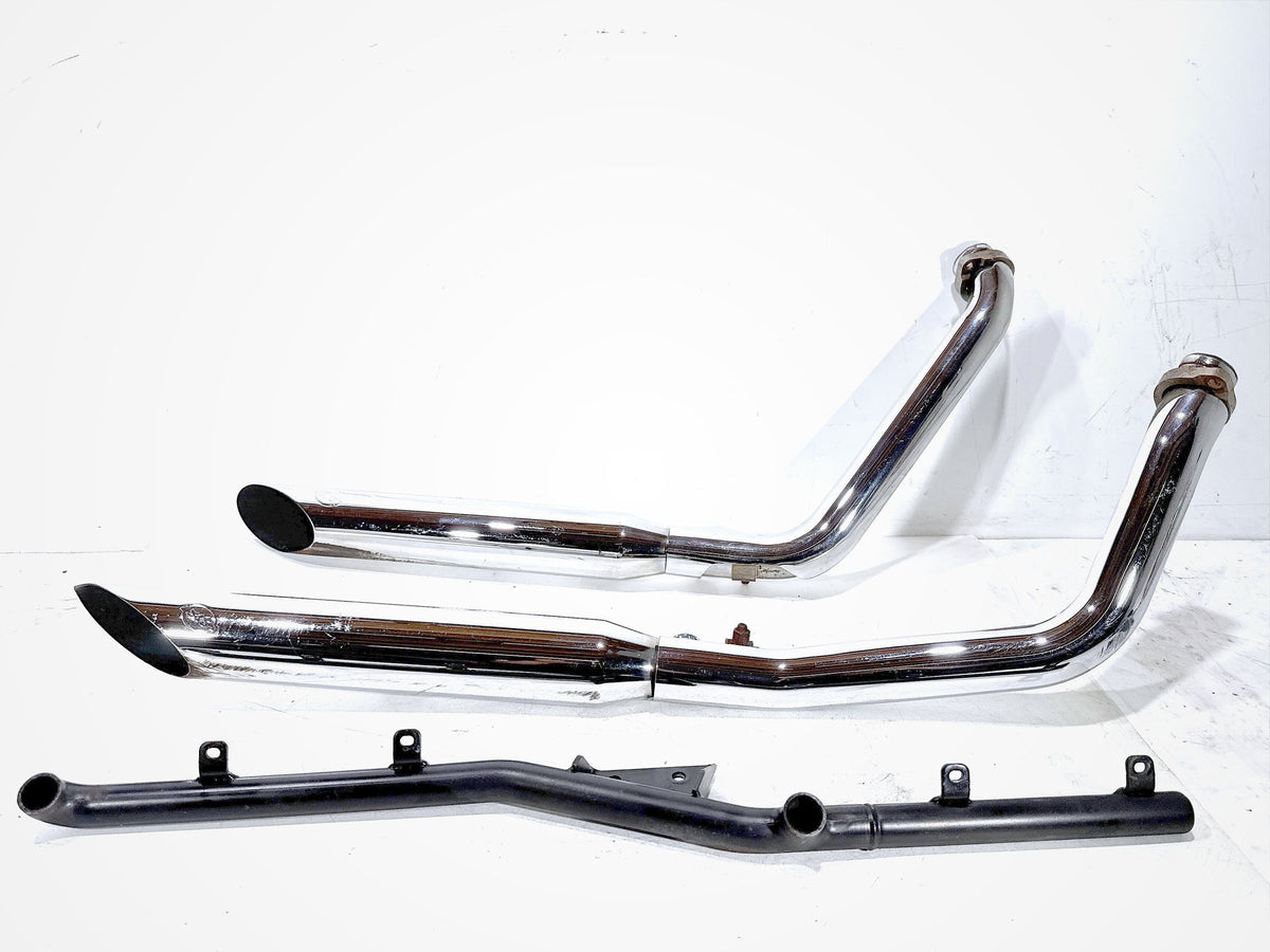 04 Harley Heritage Softail Classic FLSTCI Exhaust Header Pipes Muffler S & S