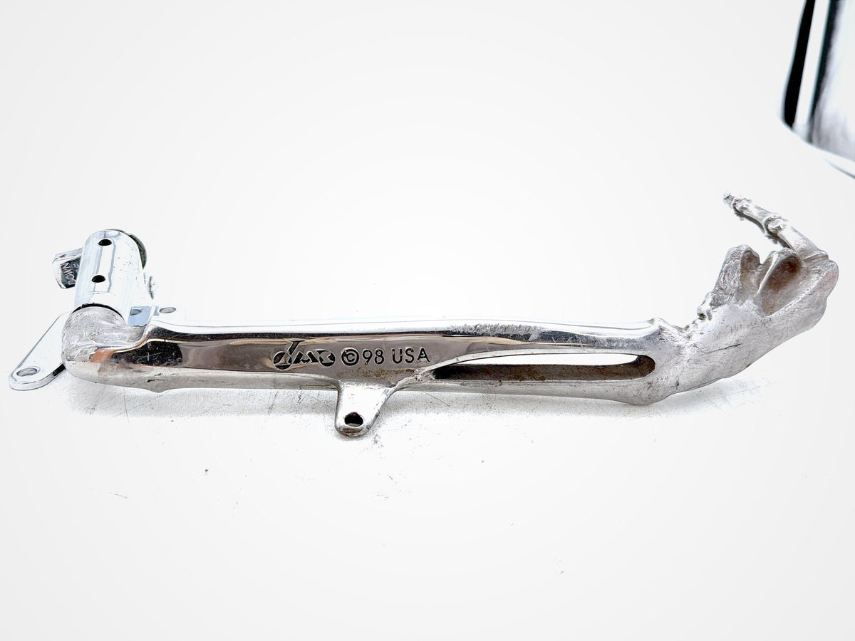 2004 Harley Electra CVO Eagle Left Side Jiffy Kick Stand Salute Skeleton Claw