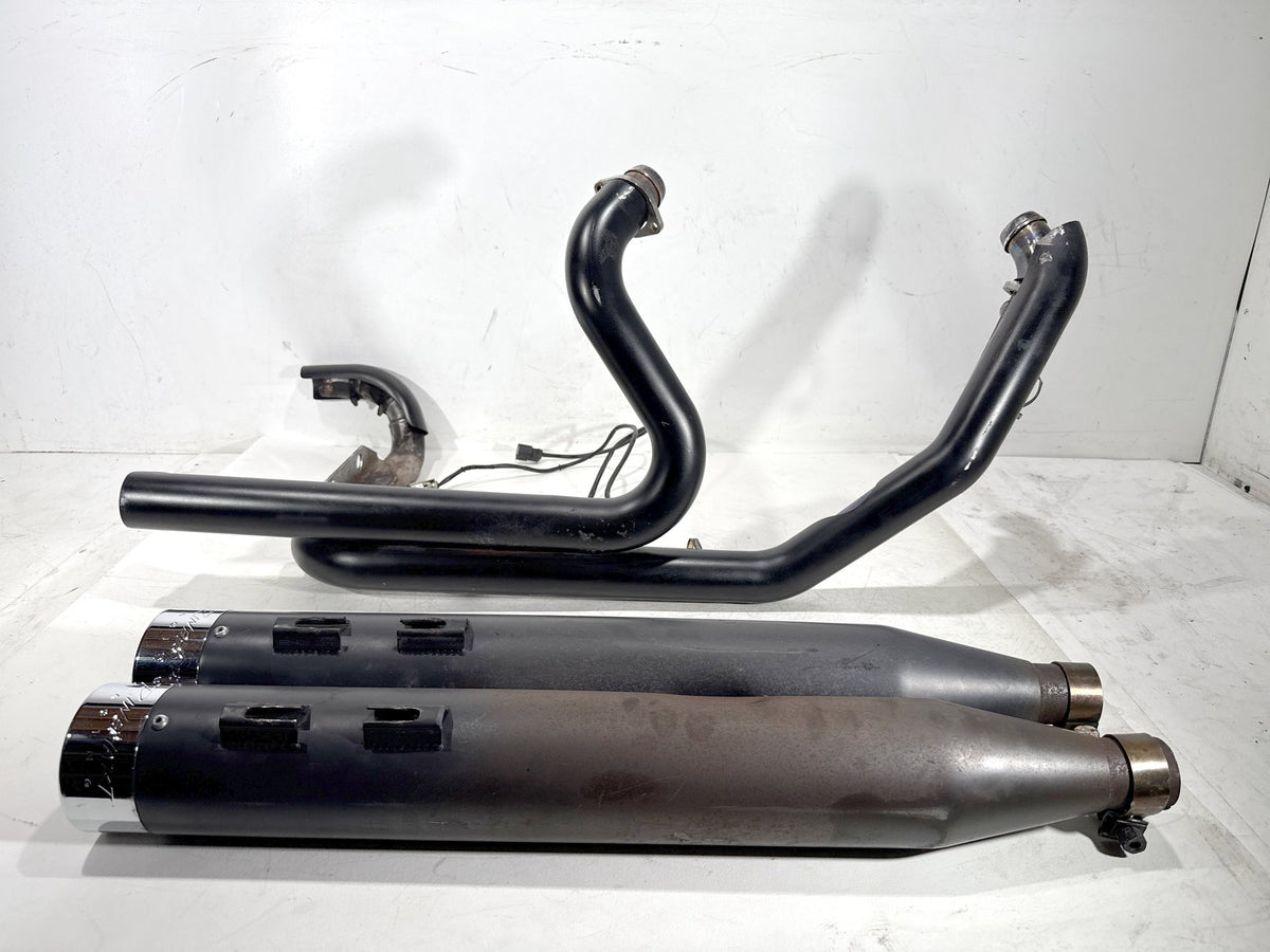 2013 Harley Street Glide Touring FLHX OEM Exhaust Header Pipes Muffler