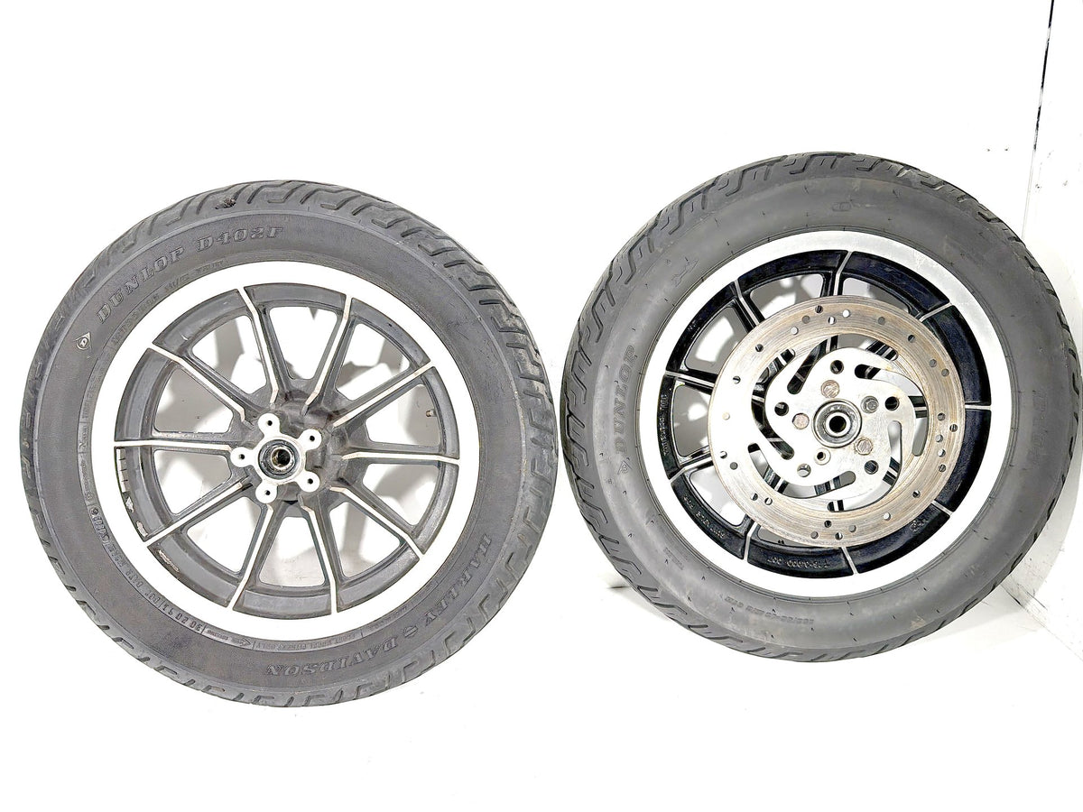 91 Harley Electra Glide Touring Classic Front & Rear Wheel Rim Tire MT90B16 16"