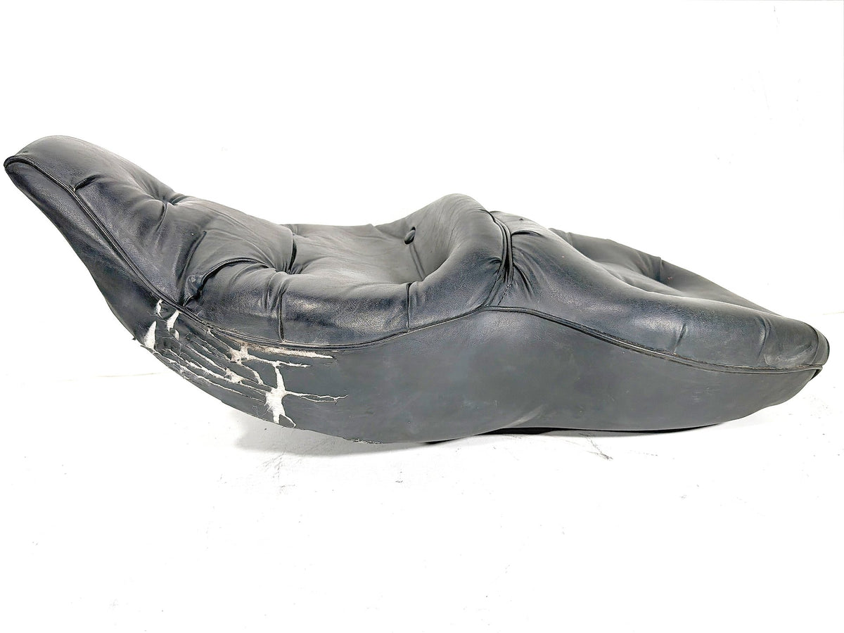 91 Harley Electra Glide Touring Classic Passenger Rider Driver Seat Saddle TORN