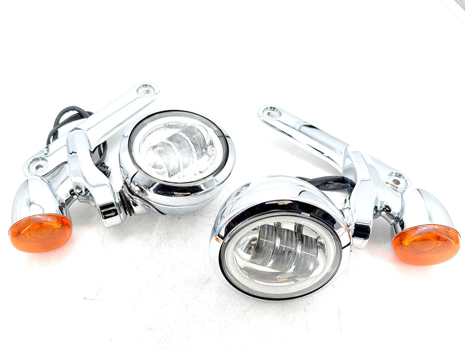 06 Harley Street Glide Touring FLHX OEM Front Left Right Turn Signal Indicators