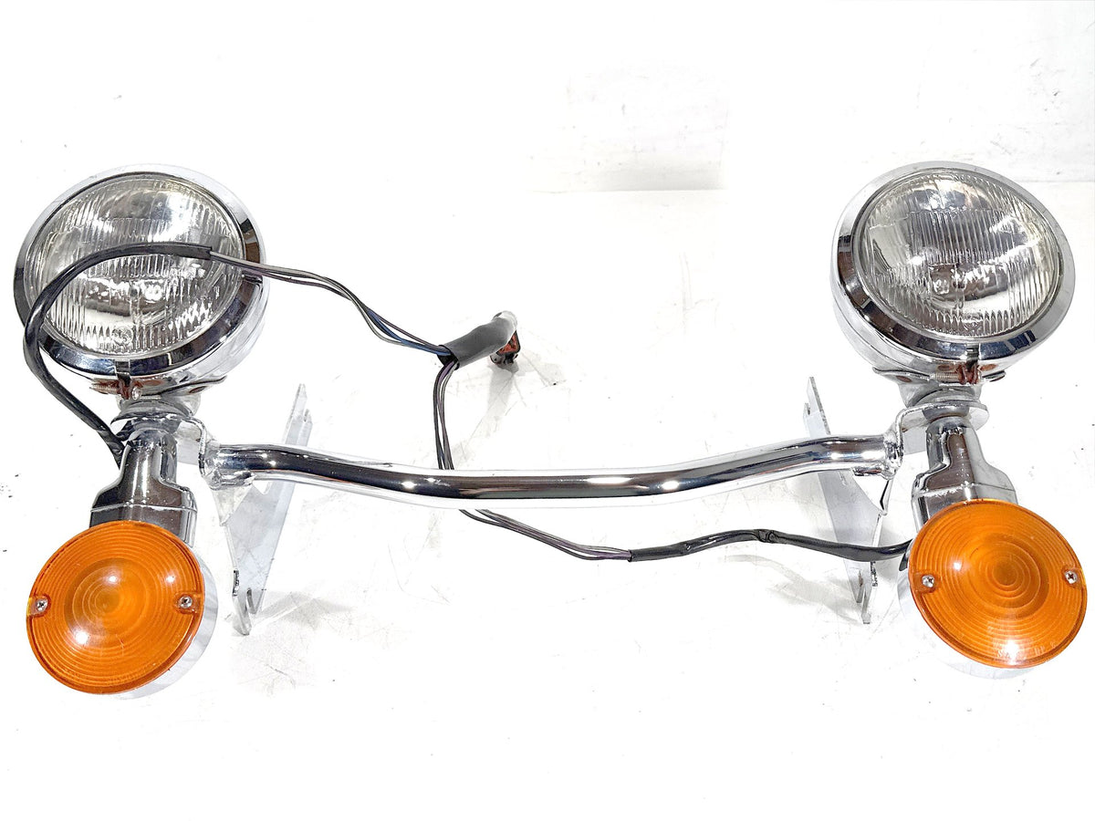 96 Harley Electra Glide Touring Ultra Front Turn Signal Indicators Aux Light Bar