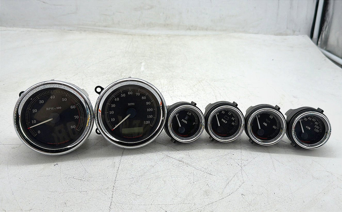 2007 Harley Electra Glide Touring OEM Air Oil Volt Fuel Tacho Speedo Gauges