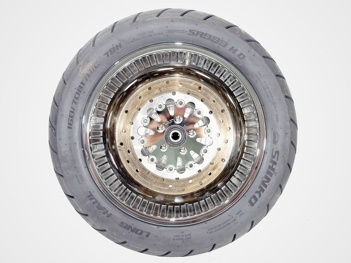 2003 Harley Softail Deuce FXSTDI OEM Rear Wheel Rim Tire 160/70B17 17"