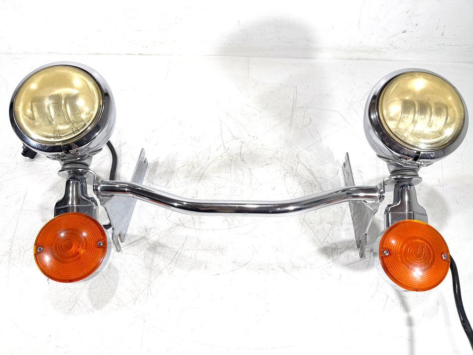 2012 Harley Electra Touring Ultra OEM Front Turn Signal Indicators Aux Light Bar