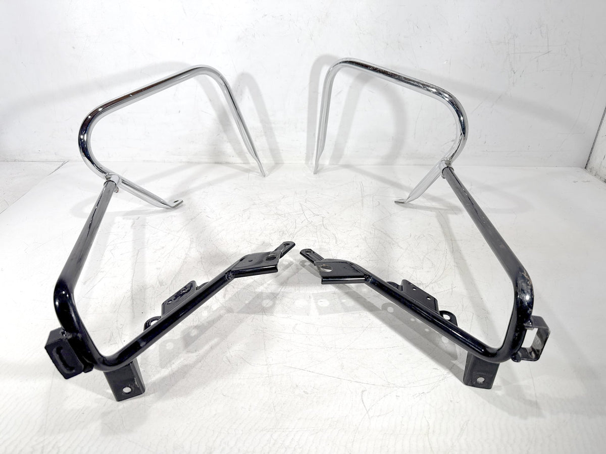 12 Harley Electra Glide Touring OEM Rear Left Right Saddlebag Guard Rails Bar