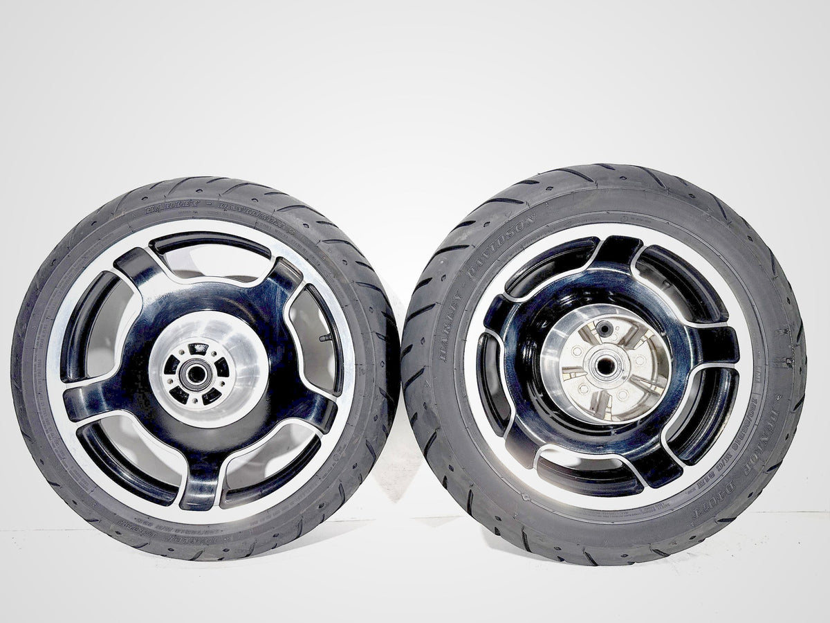 2012 Harley Street Glide Touring FLHX OEM Front & Rear Wheel Rim Tire 17" 16"