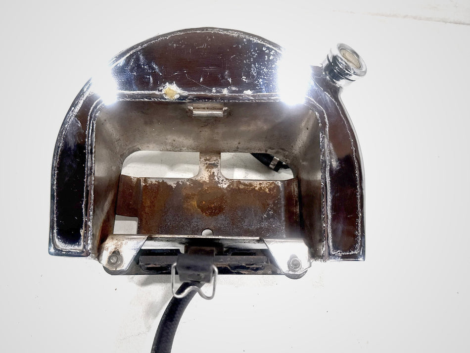 94 Harley Softail Custom FXSTC OEM Oil Tank Reservoir Bottle Canister & Dipstick