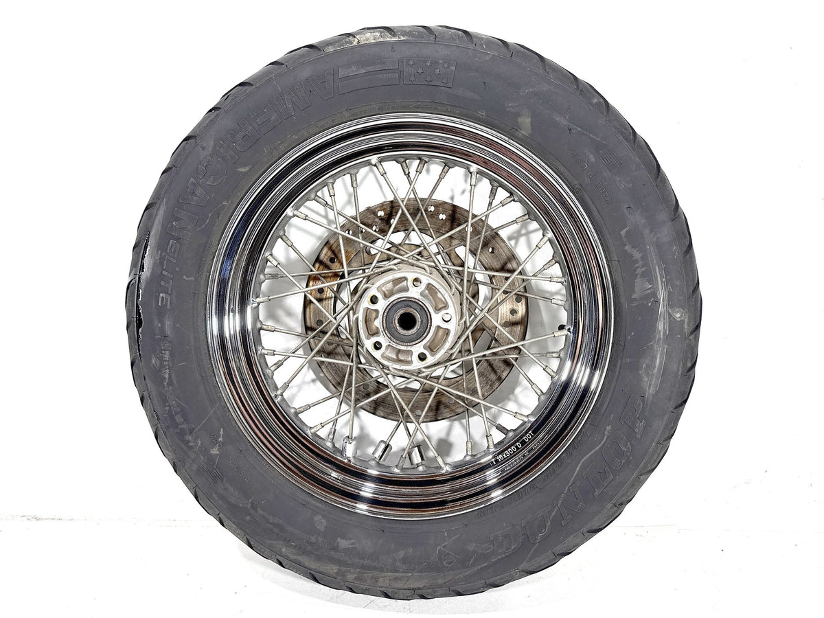 2001 Harley Heritage Softail Classic OEM Rear Wheel Rim Tire Spoked MT90B16 16"