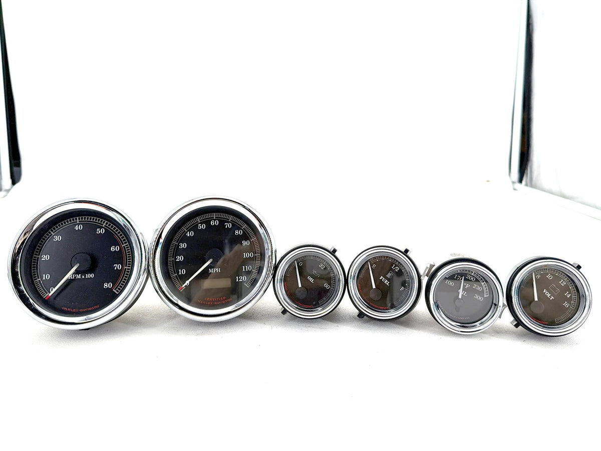 03 Harley Electra Glide Touring Ultra Air Oil Volt Fuel Tacho Speedo Gauges 25K