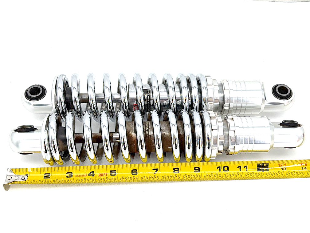 2007 Harley Dyna Street Bob Rear Left Right Shock Absorbers Drag Specialties 14"