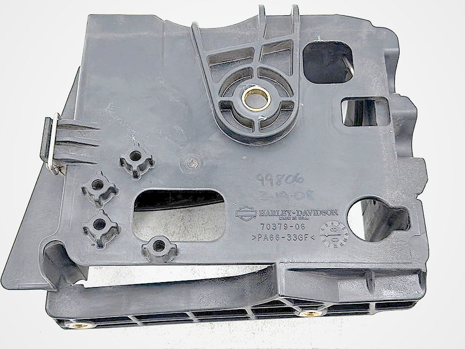 2008 Harley Dyna Super Glide FXD OEM Battery Tray Bracket Holder Carrier