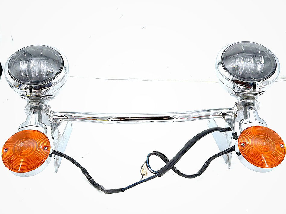 2005 Harley Electra Glide Touring OEM Front Turn Signal Indicators Aux Light Bar