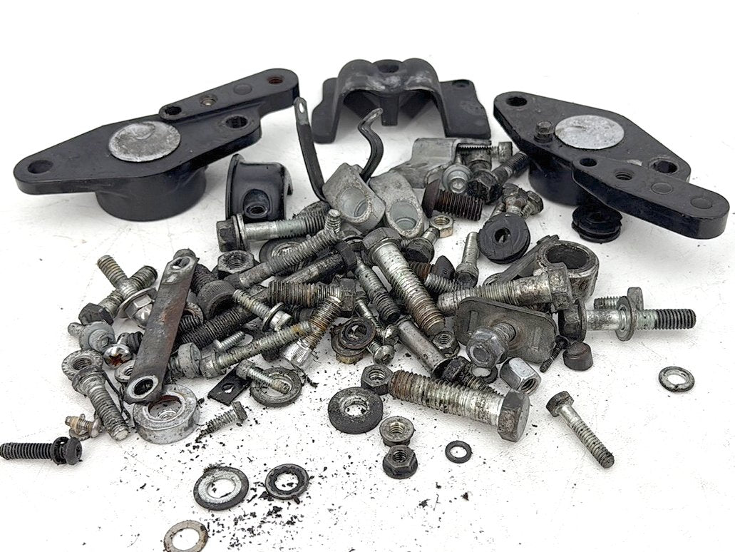 1999 - 2006 Harley-Davidson Touring Road King Police Hardware Bolts Nuts & Brackets w/ Left Right Swingarm Rear Fork Brackets