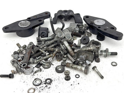 1999 - 2006 Harley-Davidson Touring Road King Police Hardware Bolts Nuts & Brackets w/ Left Right Swingarm Rear Fork Brackets