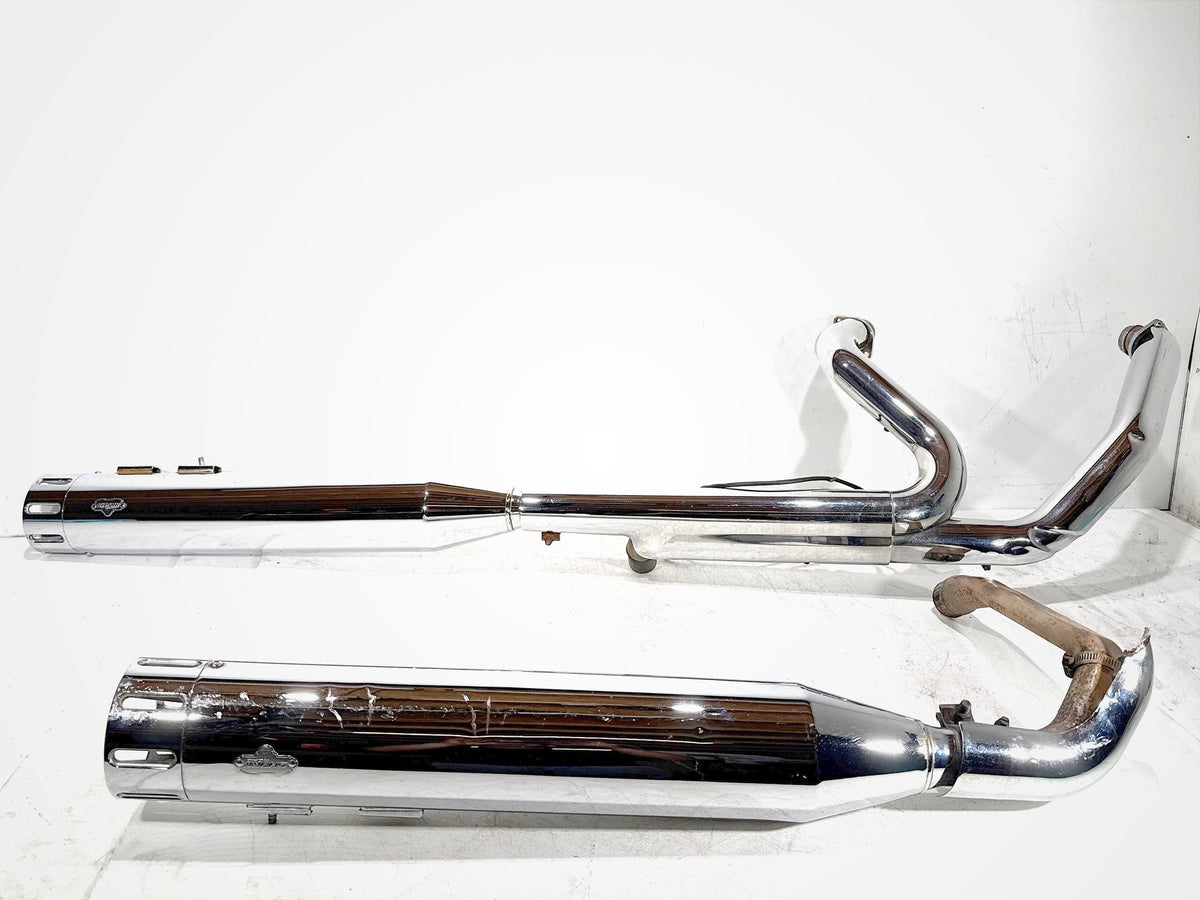 2013 Harley Electra Glide Touring FLHTCU Exhaust Header Pipes Muffler SHARK Road