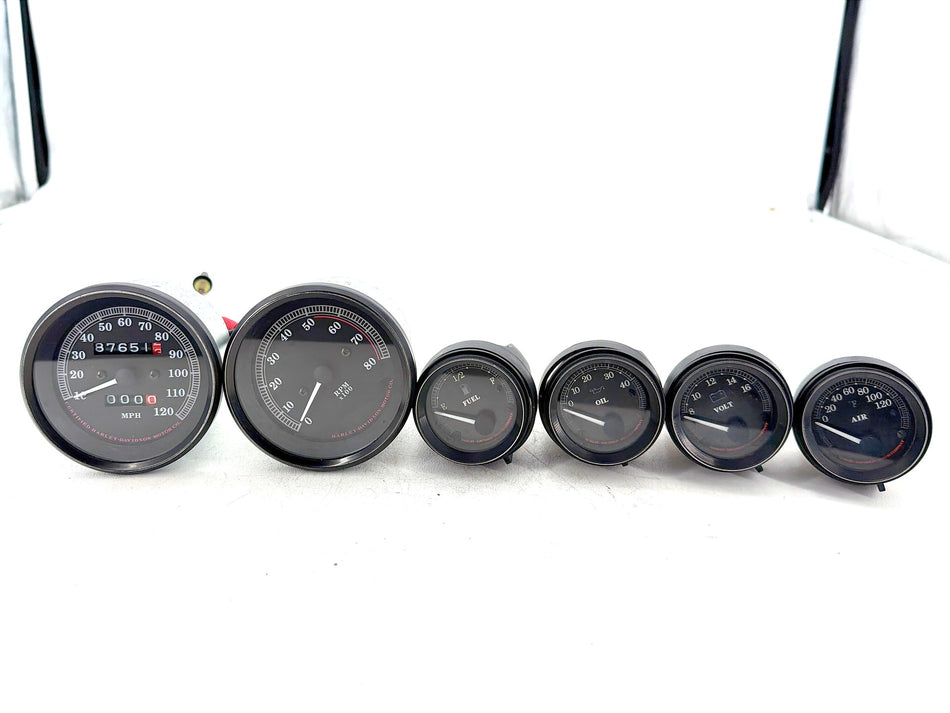 1997 Harley Electra Touring Ultra OEM Air Oil Volt Fuel Tacho Speedo Gauges 88K