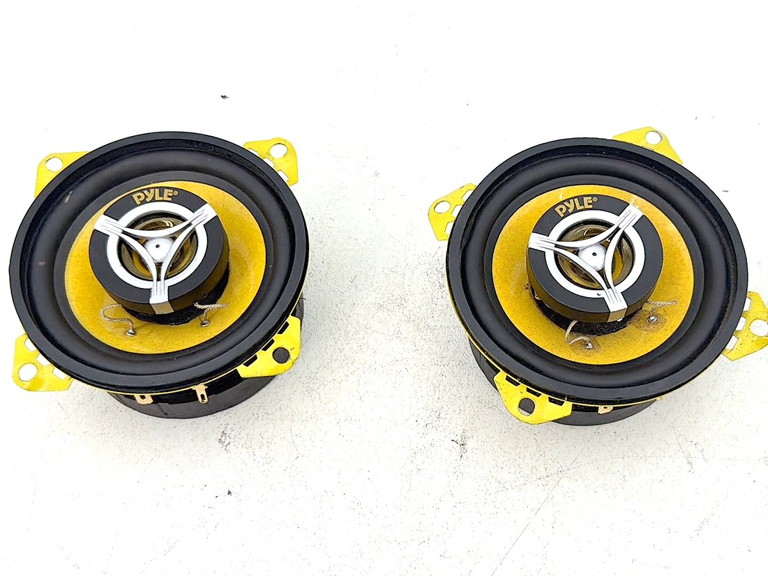 1984 - 1998 Harley-Davidson Touring Electra Glide Classic Left Right Sound Audio Speakers Pyle PLG4.2