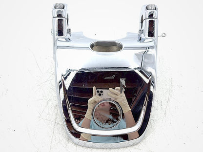2015 Harley Dyna Low Rider FXDL OEM Front Handlebar Riser Top Clamp Chrome