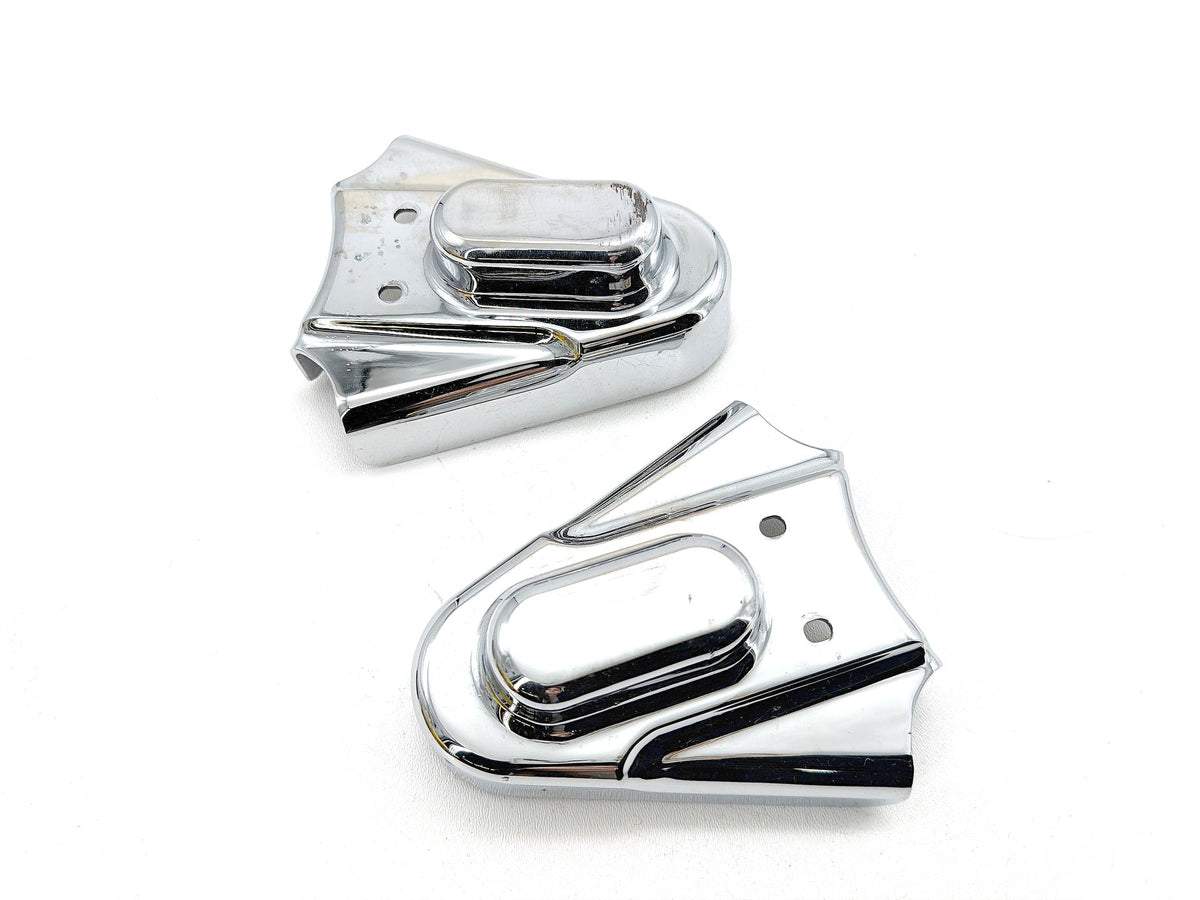 1994 Harley Softail Custom FXSTC Trim Rear Wheel Axle Nut Covers Caps Kuryakyn