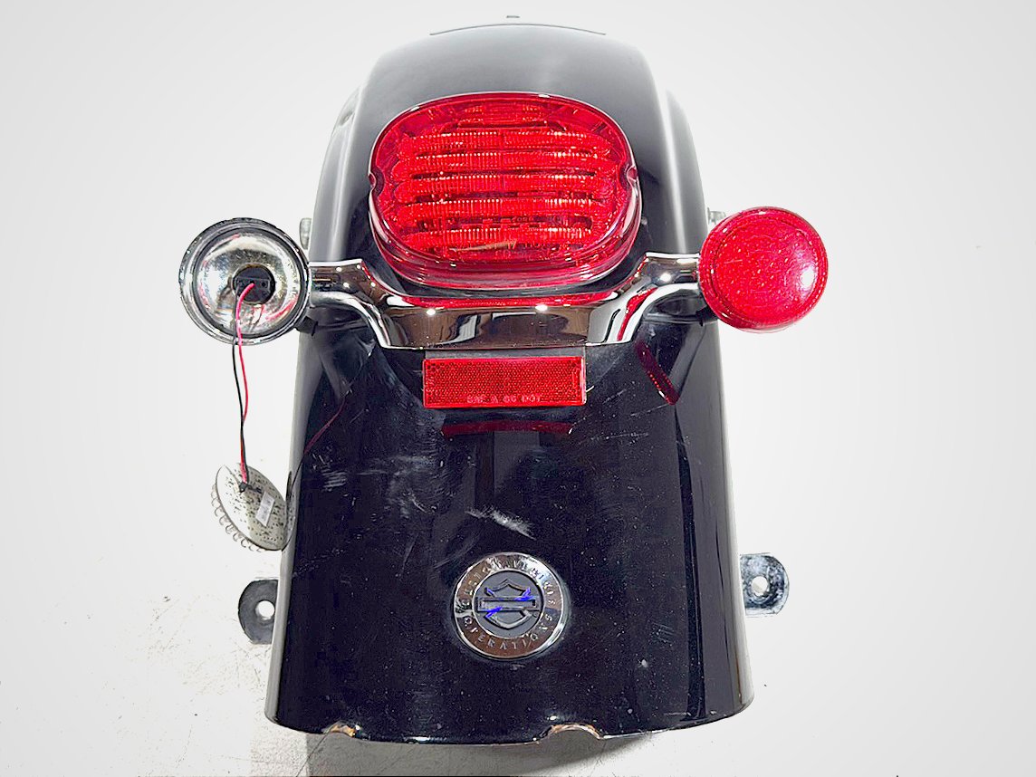2013 Harley Electra Glide Touring CVO OEM Rear Wheel Fender & Turn Signals Bar