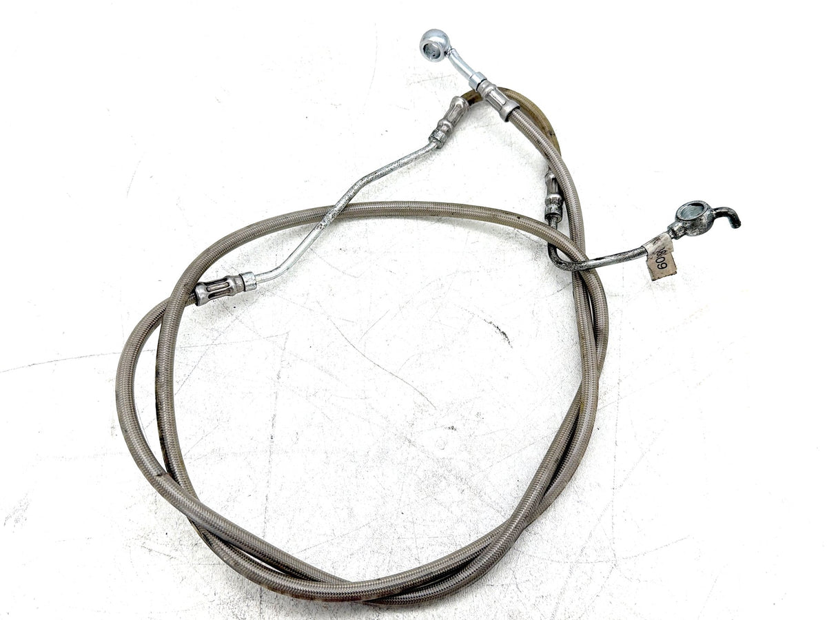 2009 Harley Electra Glide Touring CVO Eagle OEM Front Brake Hose Line Pipe ABS