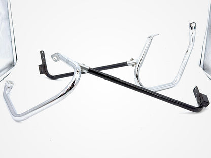2008 Harley Touring FLHTCU Electra Glide Ultra OEM Rear Left Right Saddlebag Guard Rails Bar