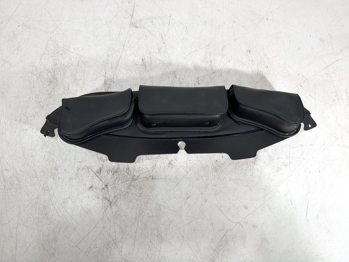2010 Harley Street Glide Touring FLHX OEM Front Onboard Tool Bag Leather Storage